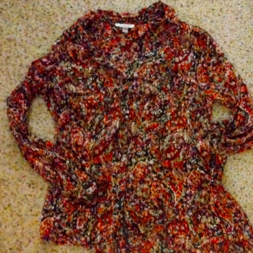 Colorful flower shirt
